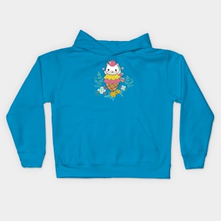 Cute Ice Cream Unicorn Kids Hoodie